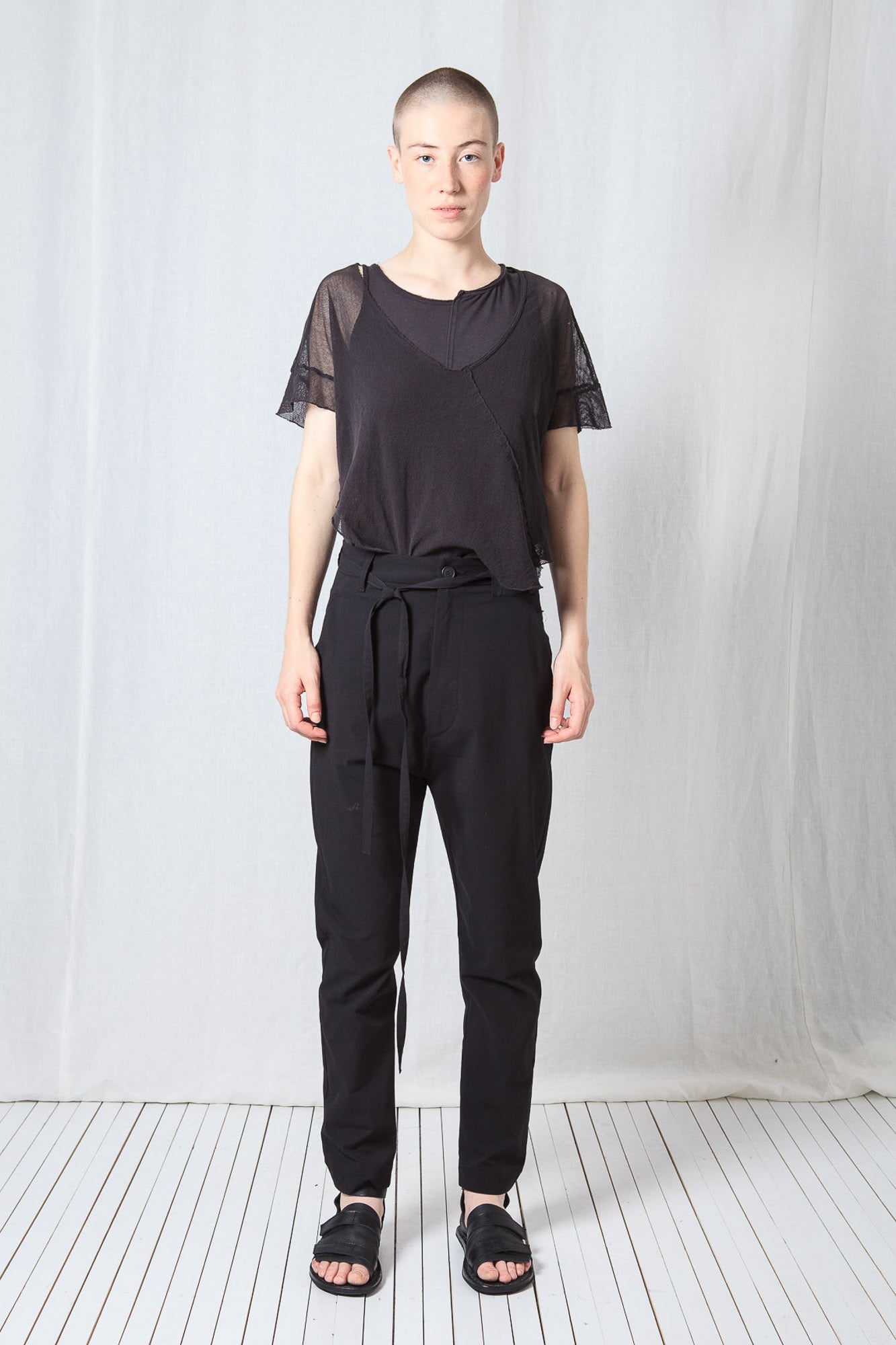 Bit Low Trousers_Light Techno Cotton