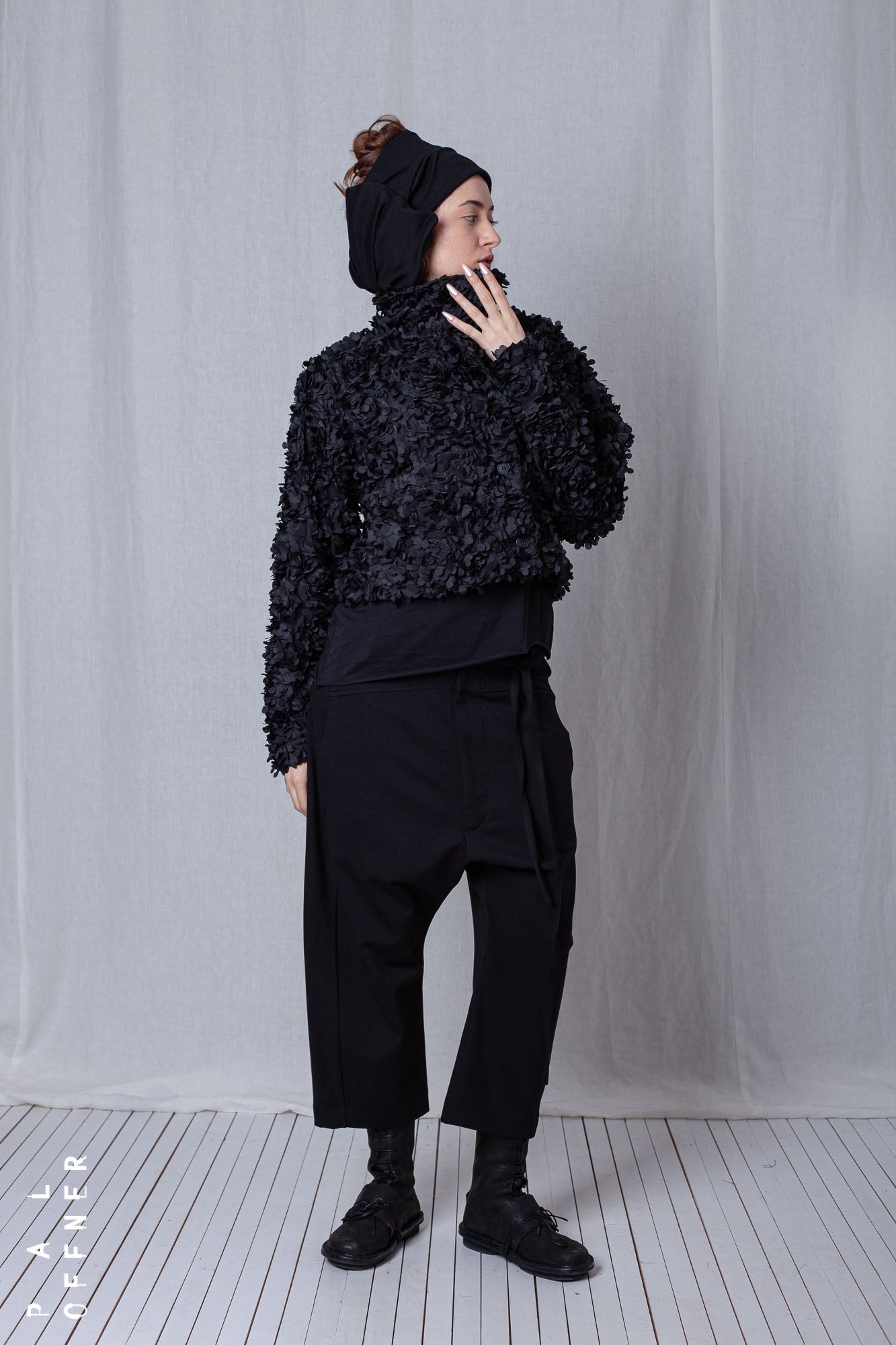 Boxy Jacket_Leaf Stretch