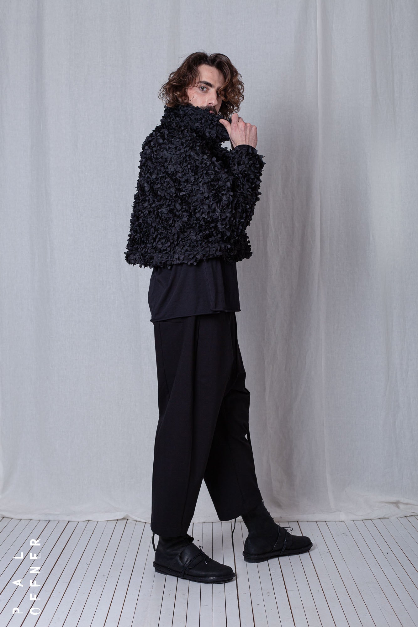 Boxy Jacket_Leaf Stretch