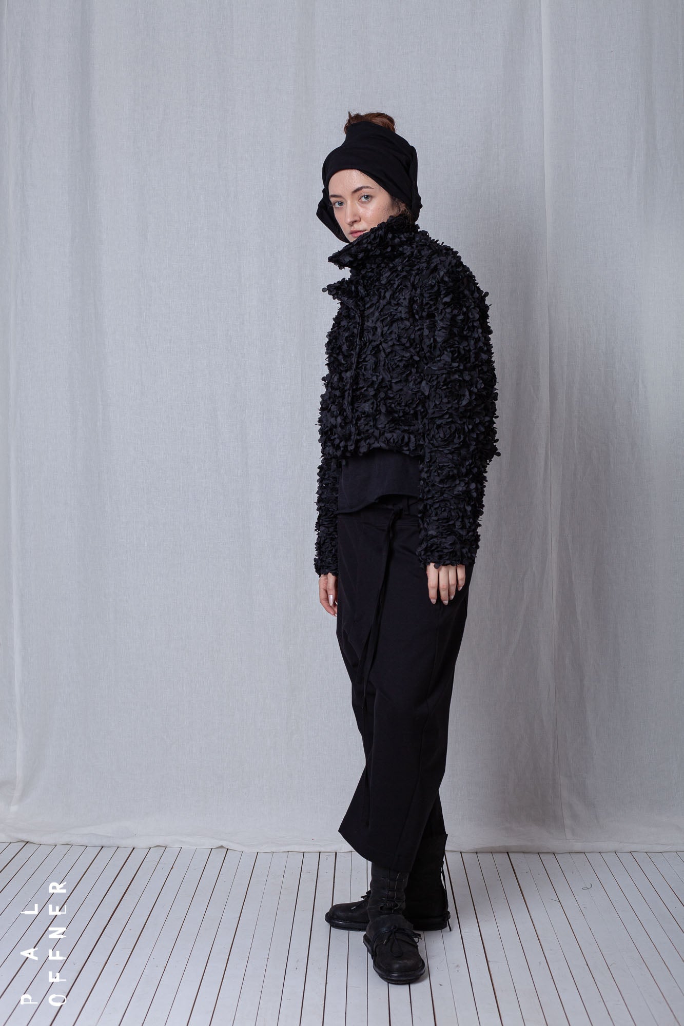 Boxy Jacket_Leaf Stretch