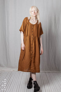 Button Up Dress_Linen