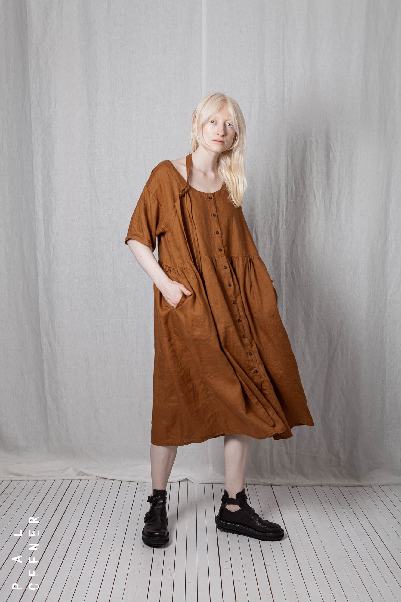 Button Up Dress_Linen