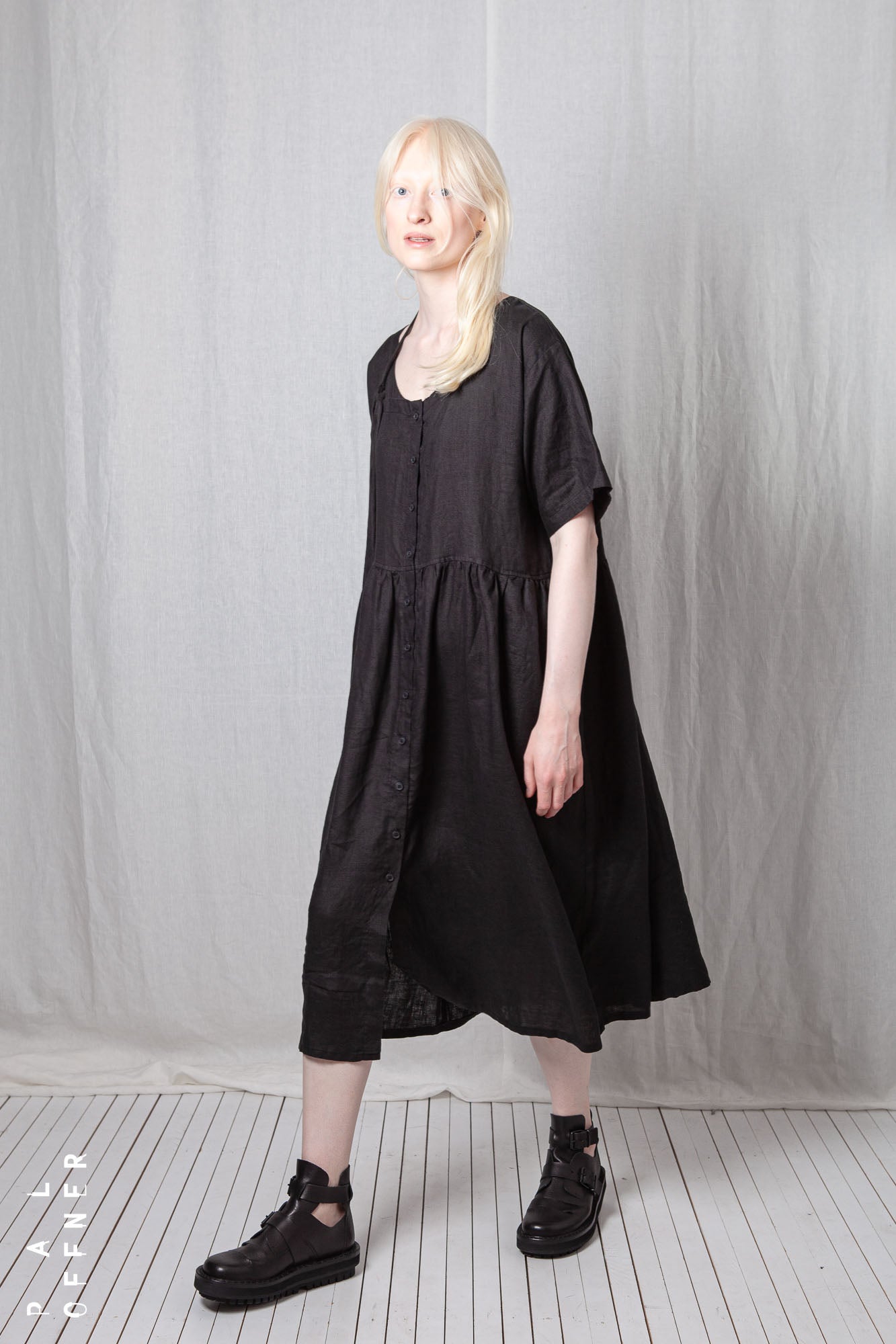 Button Up Dress_Linen
