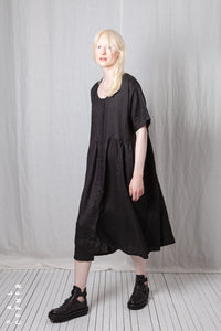 Button Up Dress_Linen