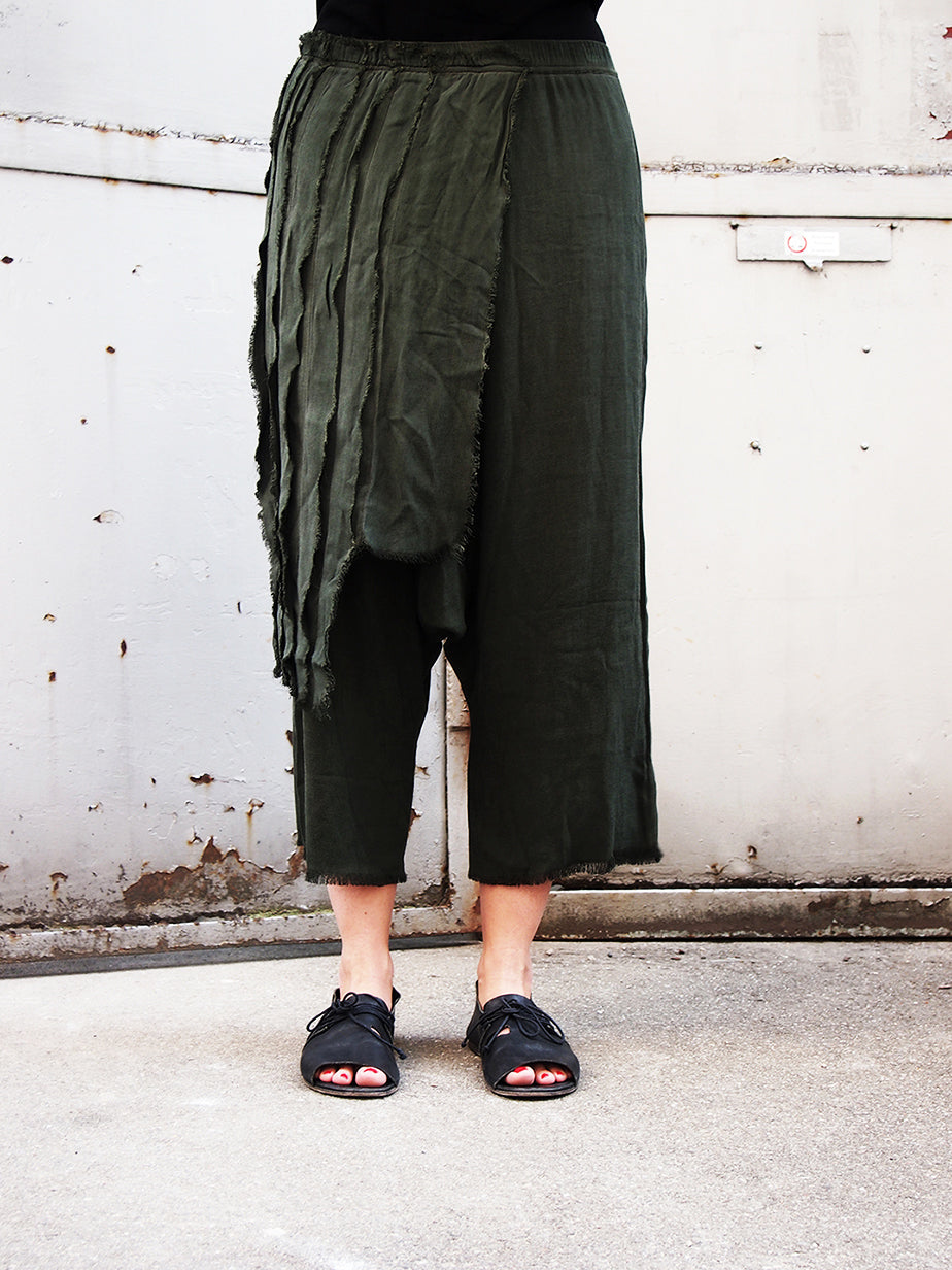 Casual Pull-On Trousers_Crêpe Georgette