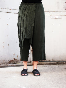 Casual Pull-On Trousers_Crêpe Georgette