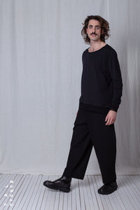 Casual Pull-On Trousers_Luxury Bi-Stretch Tricot