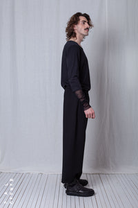 Casual Pull-On Trousers_Luxury Bi-Stretch Tricot