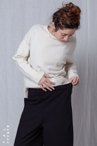 Casual Pull-On Trousers_Luxury Bi-Stretch Tricot