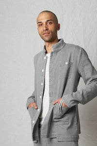 Clean Jacket_Light Denim Stretch