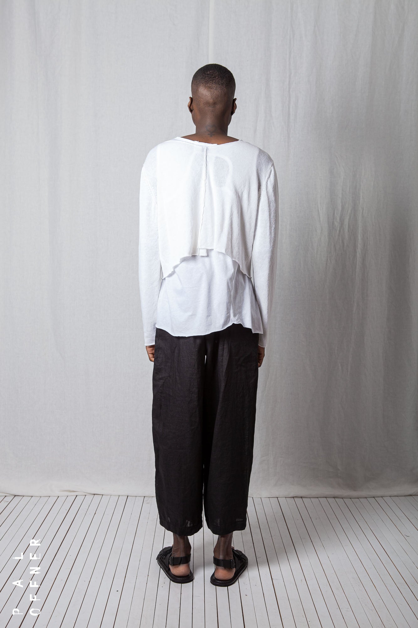 Cropped Cardigan_Linen Cotton Knit