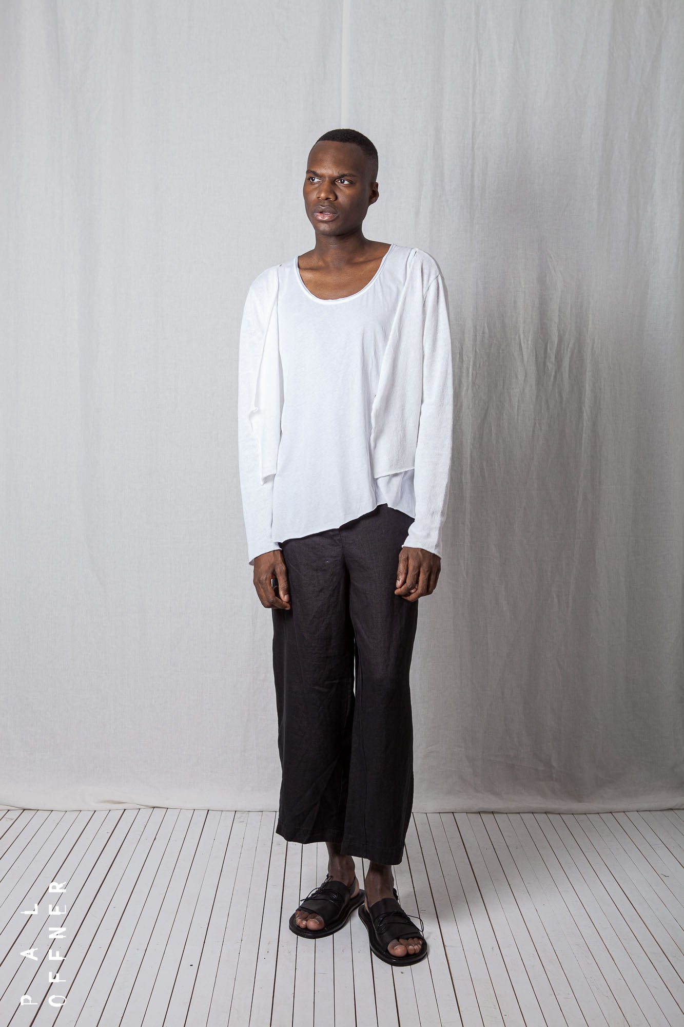 Cropped Cardigan_Linen Cotton Knit