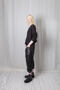 Cropped Cardigan_Linen Cotton Knit