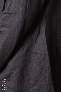 Cropped Double Belted Wide Leg Trousers_Linen