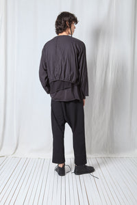 Cropped Shirt_Sheer Cotton Voile