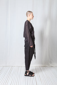 Cropped Shirt_Sheer Cotton Voile