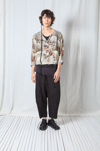 Cropped Shirt_Sheer Cotton Voile