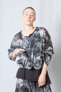 Cropped Shirt_Sheer Cotton Voile