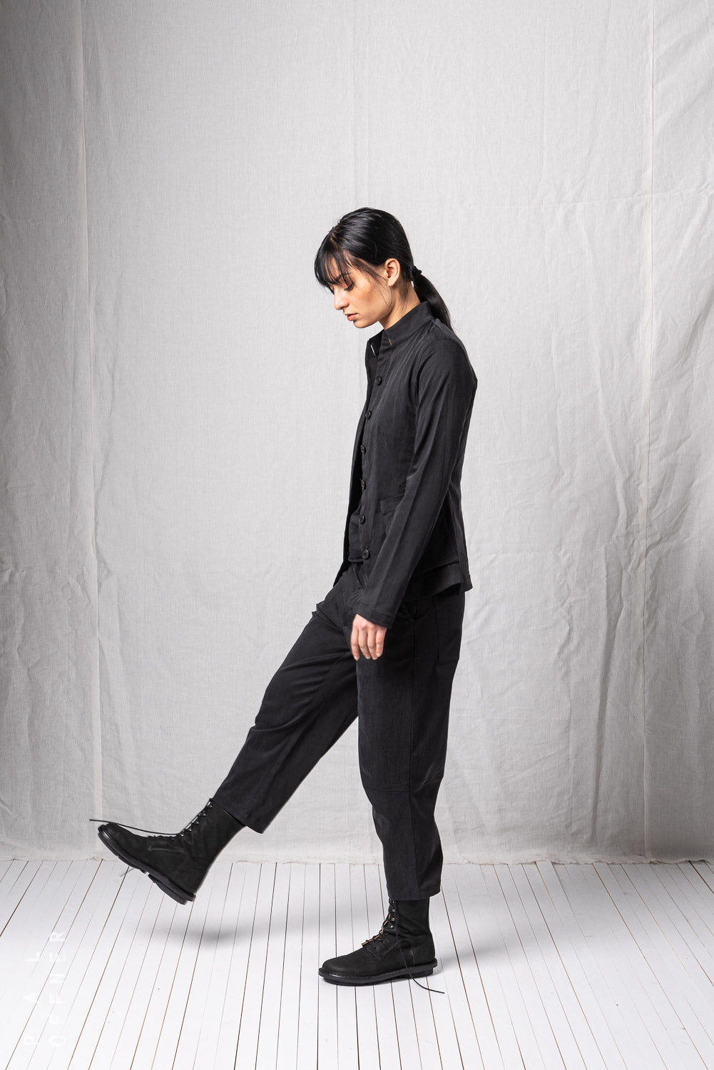 Cropped Trousers_Soft Tencel Stretch