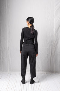 Cropped Trousers_Soft Tencel Stretch