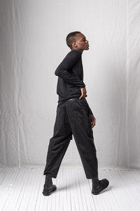 Cropped Trousers_Soft Tencel Stretch