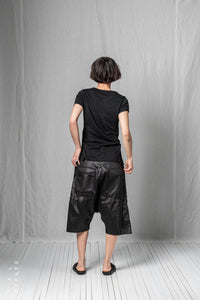 Cropped Trousers_Vegan Leather