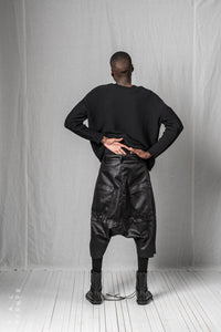 Cropped Trousers_Vegan Leather