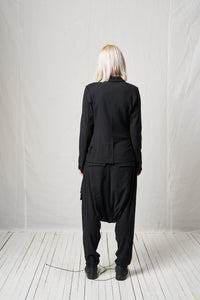 Deconstructed Jacket_Viscose Wool Mix