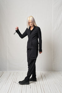 Deconstructed Jacket_Viscose Wool Mix