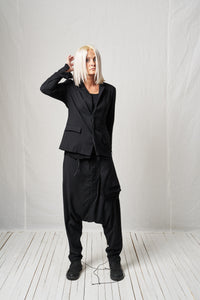 Deconstructed Jacket_Viscose Wool Mix