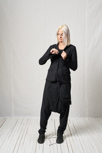 Deconstructed Jacket_Viscose Wool Mix
