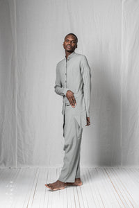 Diagonal Penguin Coat_Super Stretch