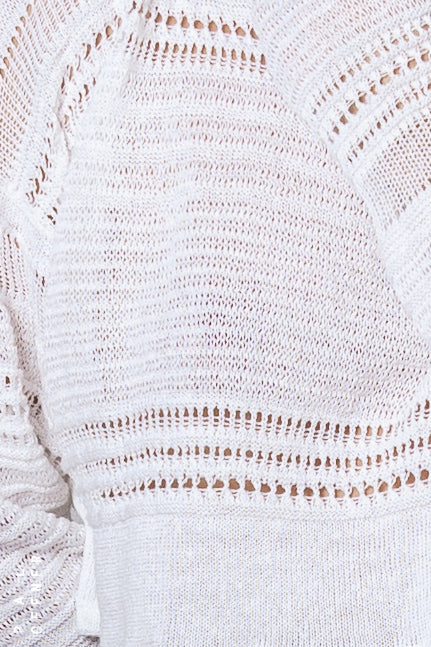 Disarranged Cropped Pullover_Linen Cotton