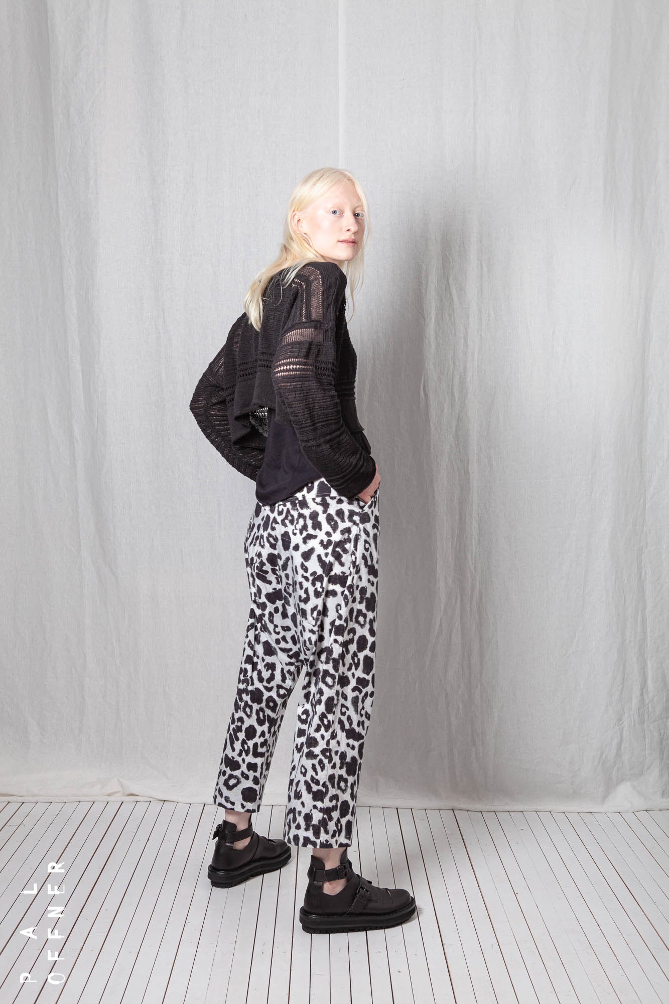 Disarranged Cropped Pullover_Linen Cotton