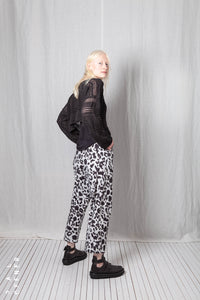 Disarranged Cropped Pullover_Linen Cotton