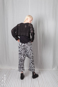 Disarranged Cropped Pullover_Linen Cotton