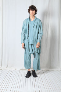 Distorted Oversize Shirt_Sheer Cotton Voile