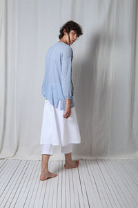 Distorted Patched Oversize Pullover_Cotton Knit