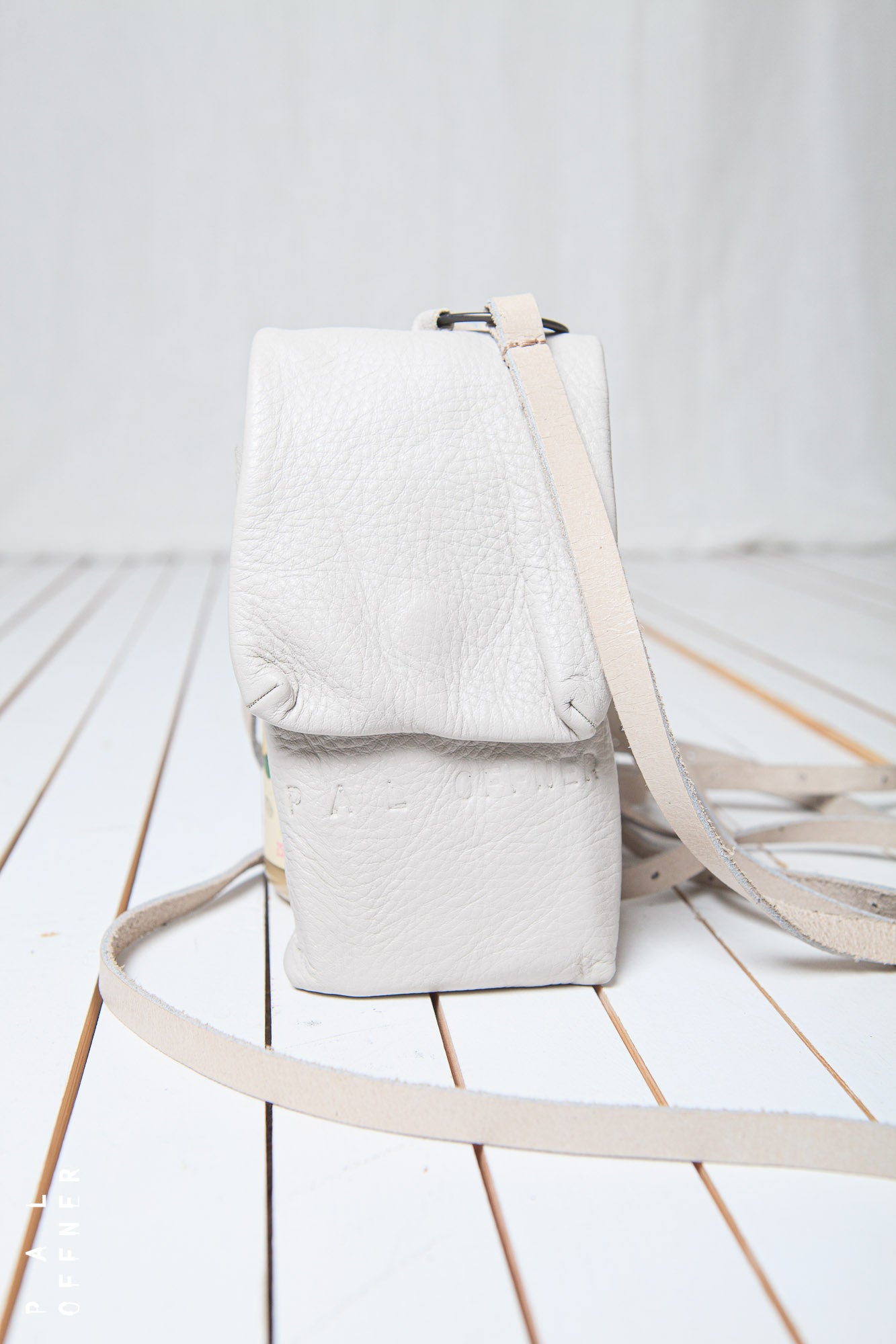 Double Strapped Mobile Bag_Leather