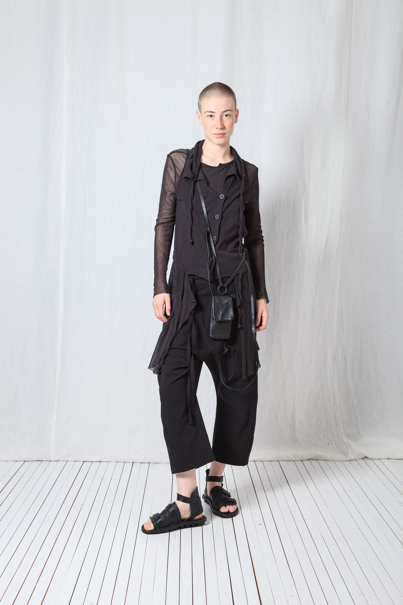 Double Strapped Mobile Bag_Leather
