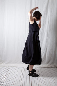 Double Tank Balloon Dress_Cotton Jersey