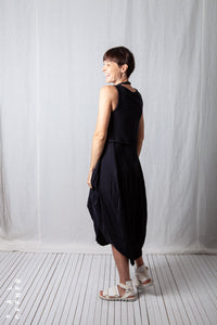 Double Tank Balloon Dress_Cotton Jersey