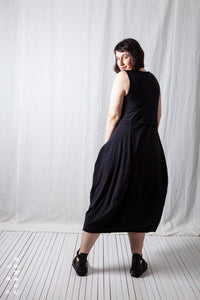 Double Tank Balloon Dress_Cotton Jersey