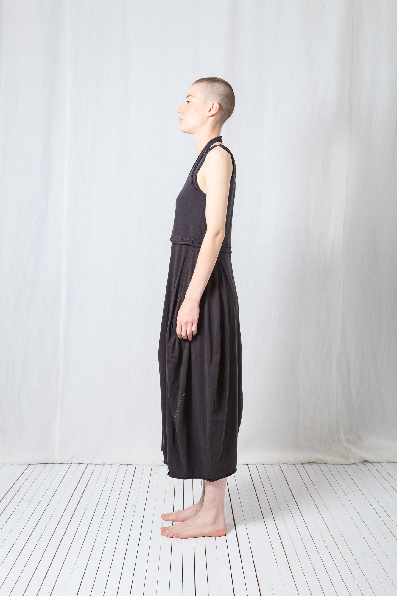 Double Tank Balloon Dress_Cotton Jersey