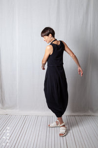 Double Tank Balloon Dress_Cotton Jersey