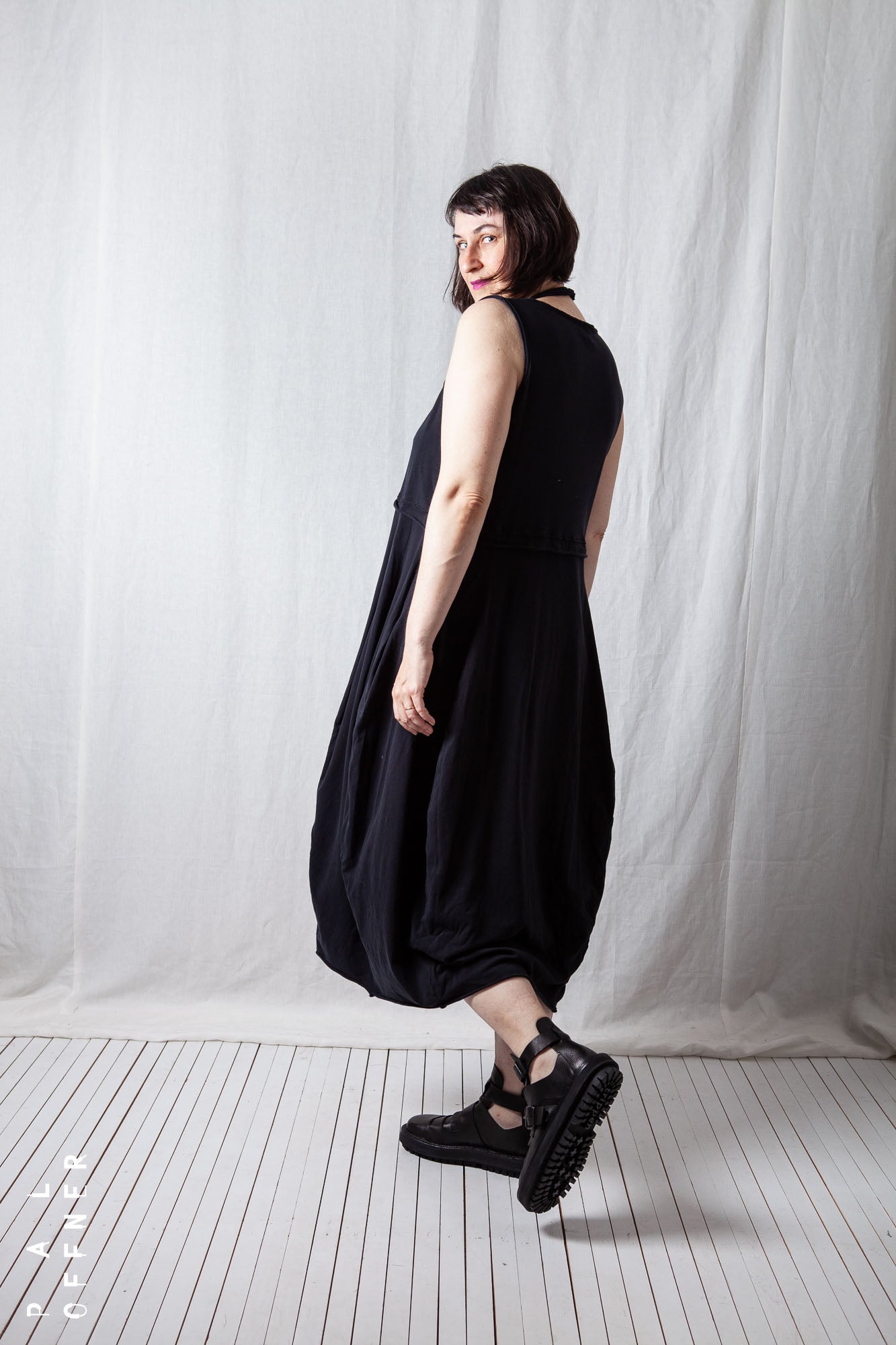 Double Tank Balloon Dress_Cotton Jersey