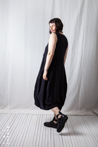 Double Tank Balloon Dress_Cotton Jersey