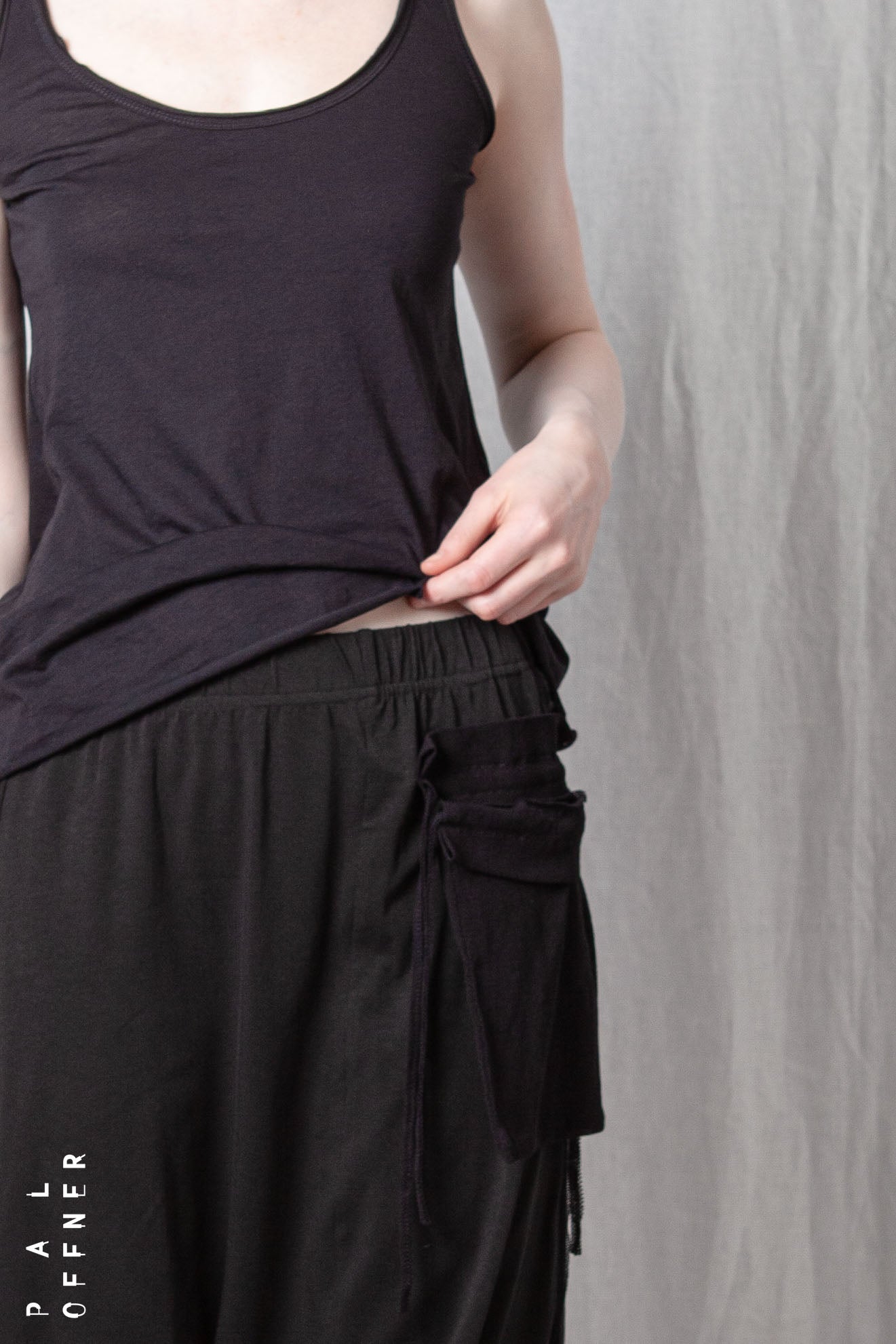 Drop Crotch Pull-On Trousers_Organic Cotton Jersey