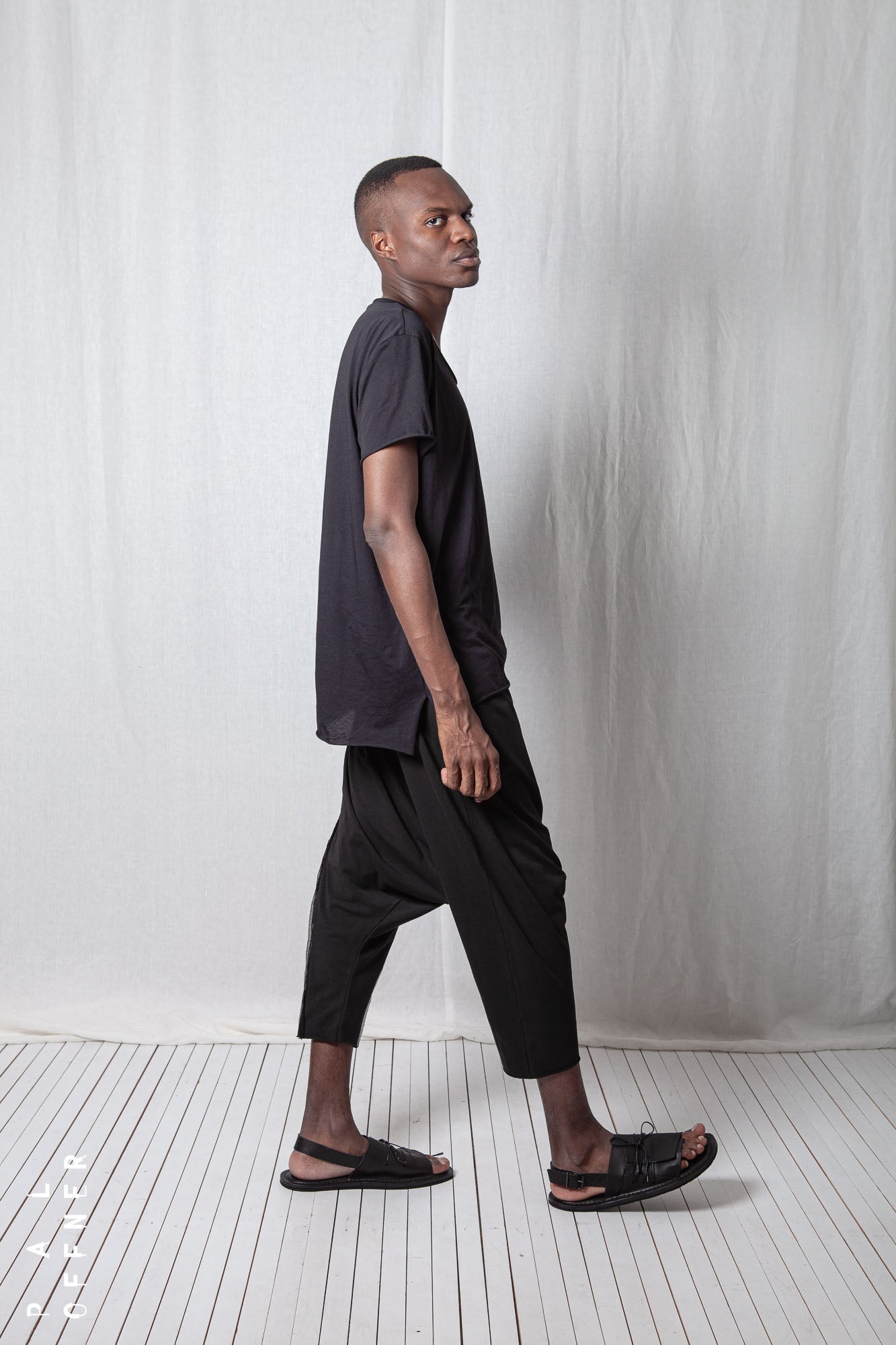 Drop Crotch Pull-On Trousers_Organic Cotton Jersey