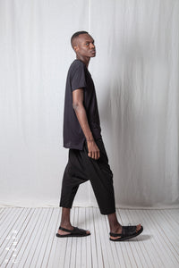Drop Crotch Pull-On Trousers_Organic Cotton Jersey